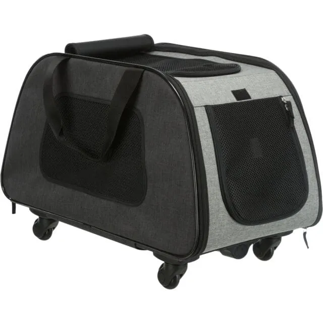 Trolley, abnehmbares Fahrgestell, 34 × 43 × 67 cm, schwarz/grau